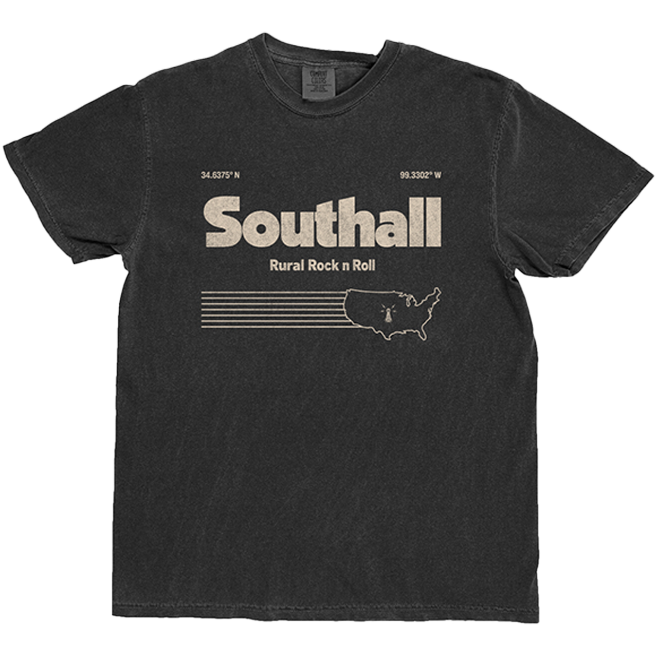 Rural Rock n Roll Distressed Tee